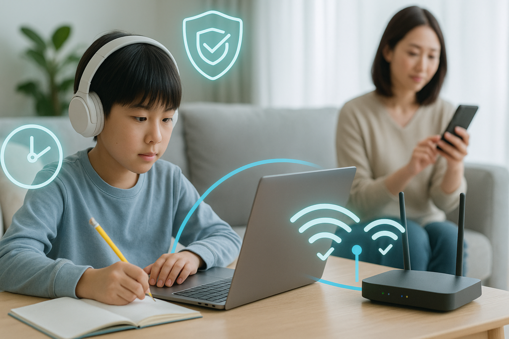 NURO光でペアレンタルコントロールを設定している親