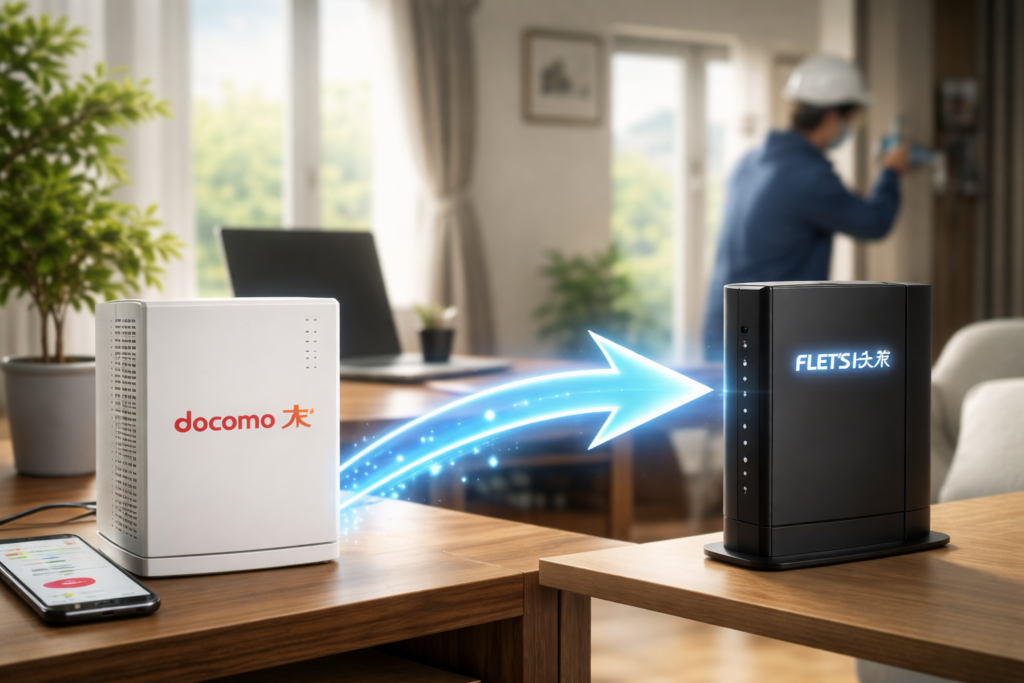 インターネットサービスの切り替え