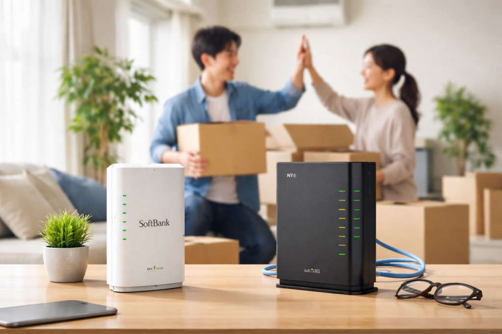 インターネット設置の日常風景